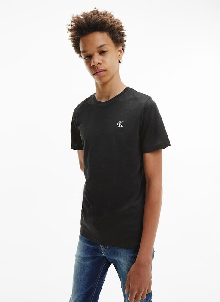 كالفن كلاين جينز تيشيرت أطفال عبوة من قطعتين بنقش شعار الماركة - Image 5