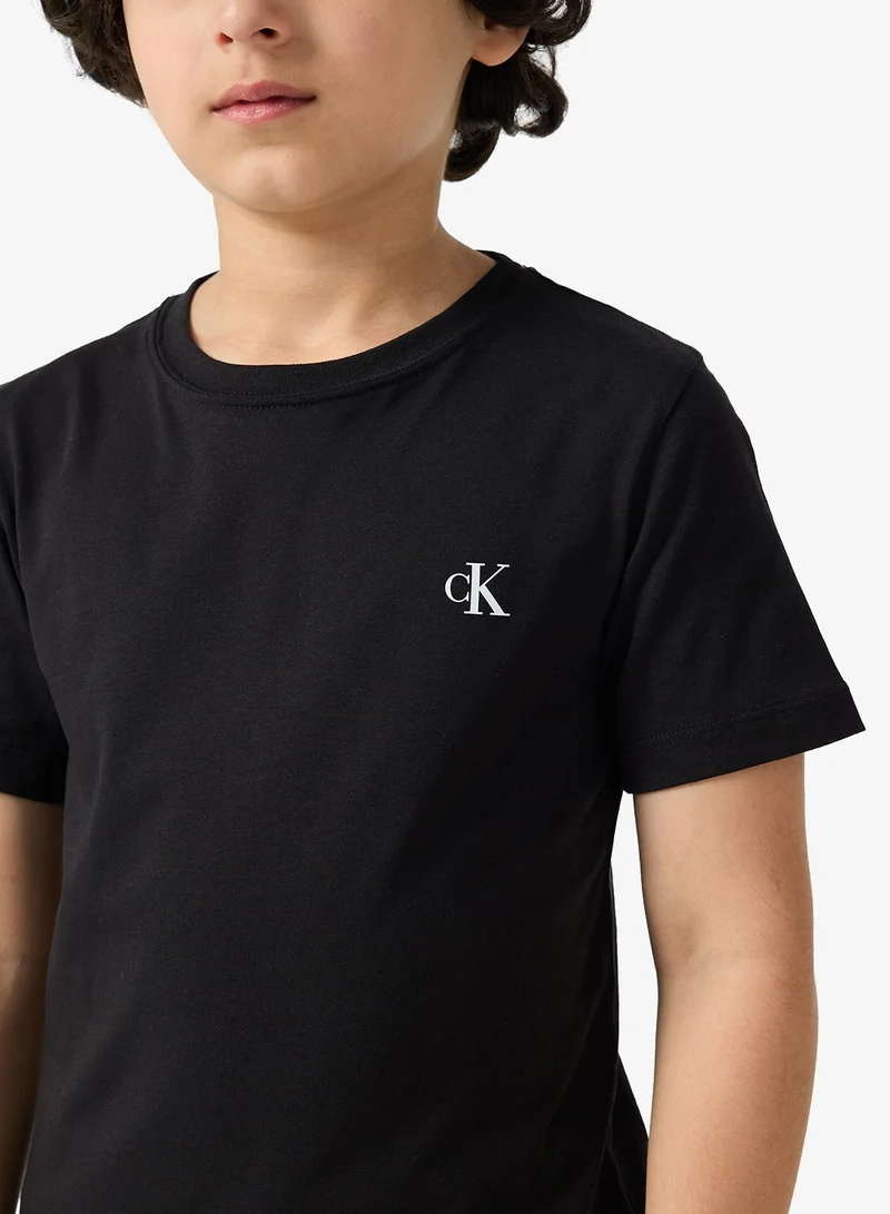 Calvin Klein Jeans Kids 2 Pack Monogram T-Shirt