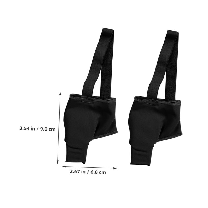 2Pcs Bunion Corrector Toe Splints Black For Hallux Valgus Relief And Flexibility Training - Image 4