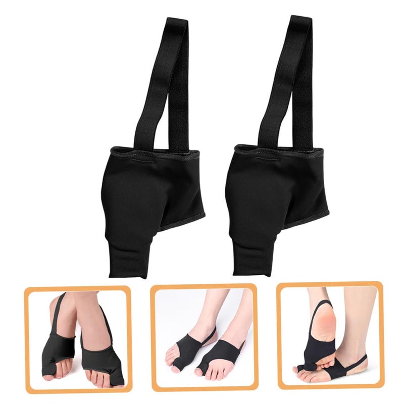 2Pcs Bunion Corrector Toe Splints Black For Hallux Valgus Relief And Flexibility Training - Image 5
