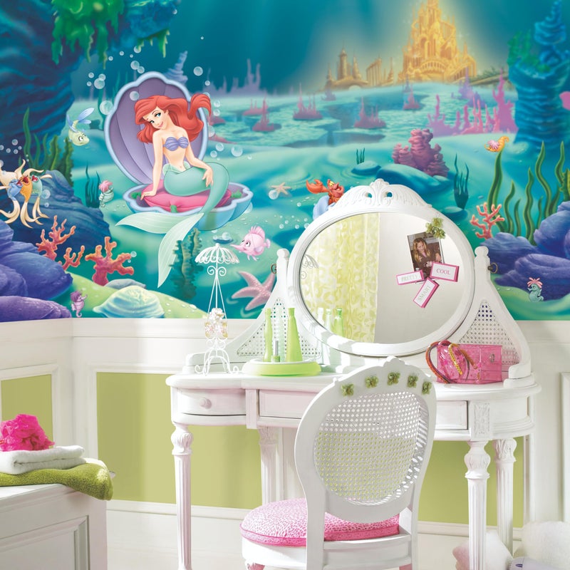 Disney Princes Littlest Mermaid Peel and Stick Wall Mural by RoomMates,JL1224M - Image 2