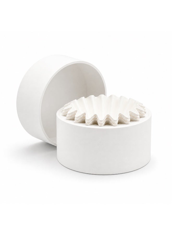 xBloom Studio Paper Filter Storage Case, Coffee Filter Holder Container with Lid, Dustproof Protective Organizer for Coffee Filters - Image 1
