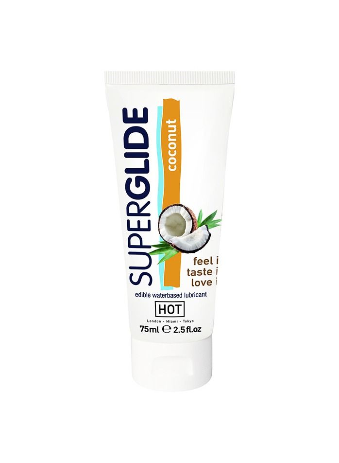HOT HOT Superglide Edible Lubricant Coconut 75ml - Image 2