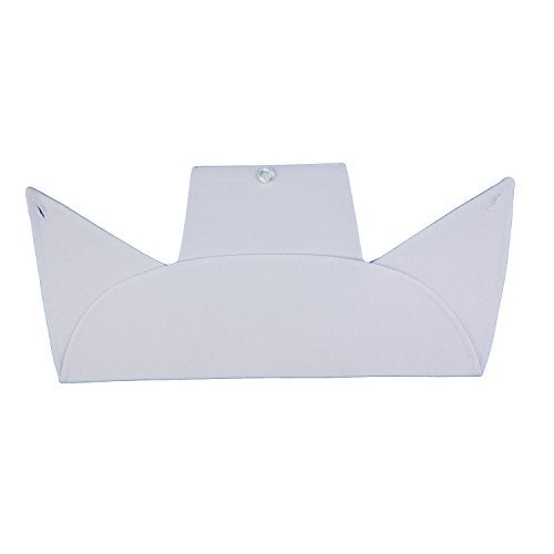 Kasteco 2 Pack White Nurse Hat Headband Nurse Cap Costume and 8 Pins - Image 2