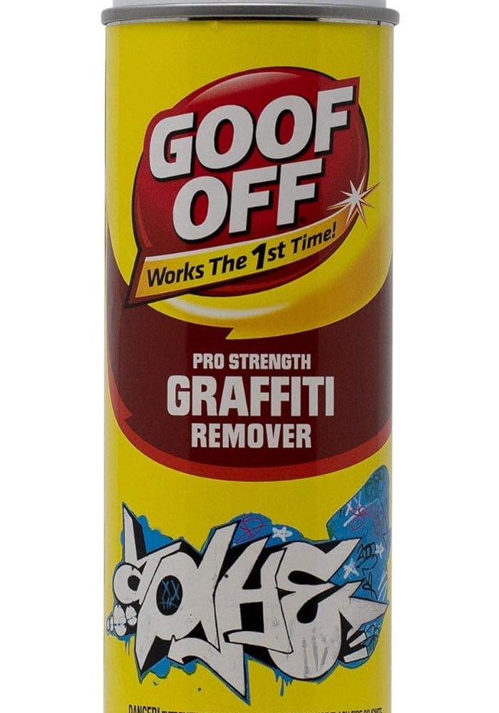 Goof Off FG673 Pro Strength Graffiti Remover Aerosol Can, 16 oz - Image 1