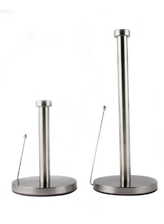 2-set Stainless Steel Paper Towel Holder with Base Vertical Design, Standing Paper Towel Roll Holder for Kitchen Bathroom Roll Organizer, One-Handed Operation Countertop Roll Dispenser - pzsku/ZF66D0AF86B4DF60B14FFZ/45/1745414229/ff2263d9-6d92-44f2-94d3-132e8df548a6