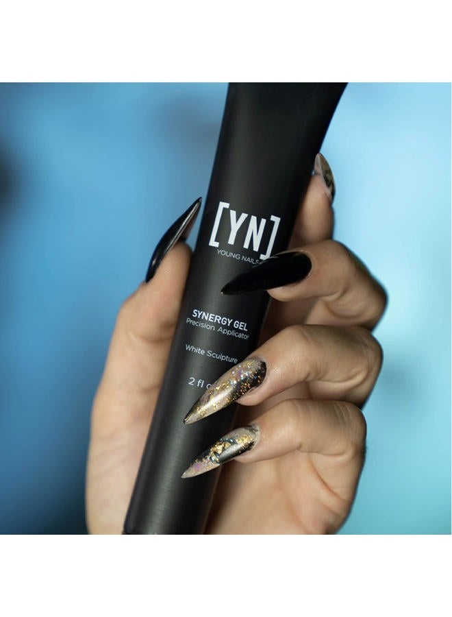 Young Nails Synergy Gel System, Building Gel - Hard Builder Gel, Superior Adhesion & Strength, Structured Nail Gel Builder - Concealer Gel, Blush, Precision Applicator (2 fl oz) - Image 5