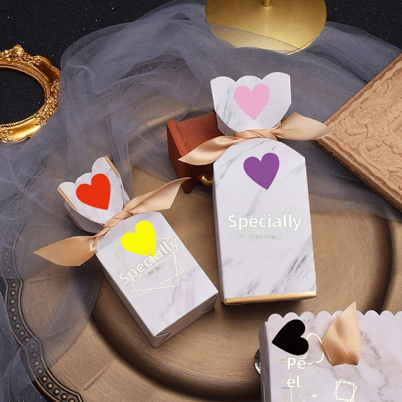 Colored Love Thanks Sticker Label Sticker Valentine's Day Heart Seal Sticker Hand-marked  Sticker - Image 2