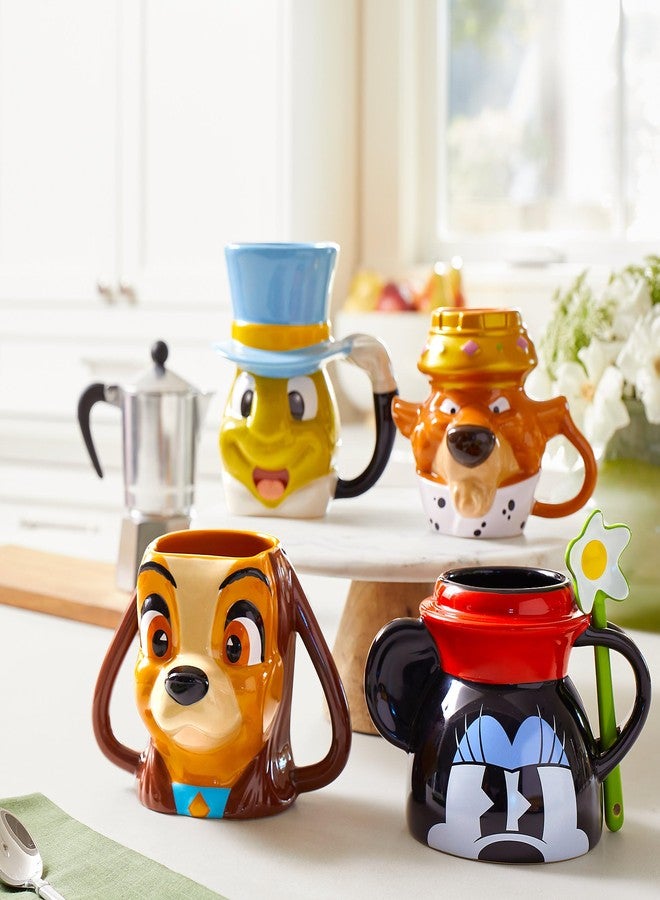 Disney store كوب مجسم ليدي من متجر ديزني - ليدي والطرزان، هدايا تدفئة منزلية، للنساء والأطفال - Image 2