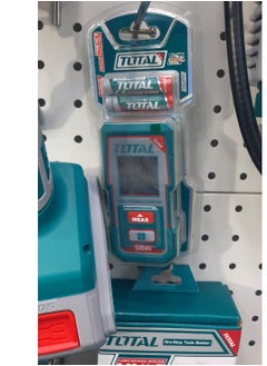 TOTAL TOTAL Laser Distance Meter 50m – Digital Laser Measure Tool with LCD Display for Indoor & Outdoor Measuring – ±2mm Accuracy, Metric/Imperial Units– Ideal for Construction, DIY & Home Projects  - Image 3