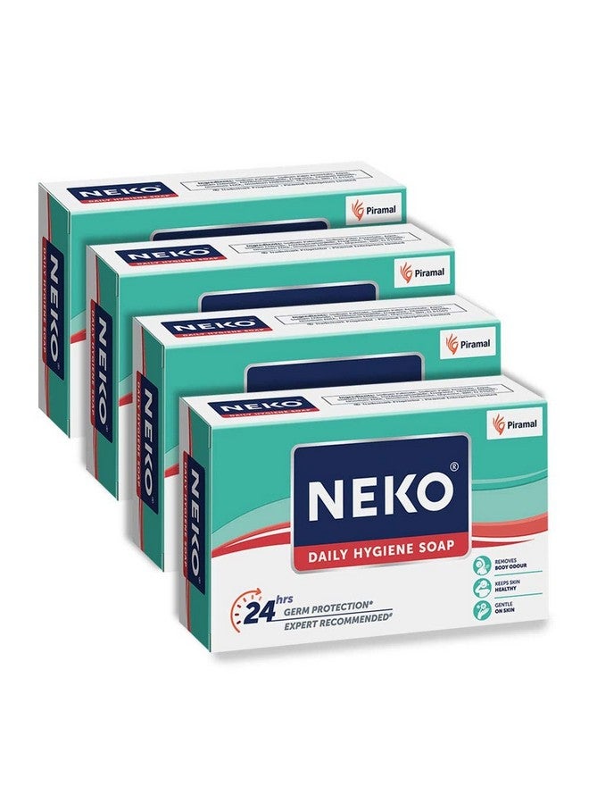 Neko صابون النظافة اليومية حماية من الجراثيم لمدة 24 ساعة 100 جرام عبوة من 4 - Image 1