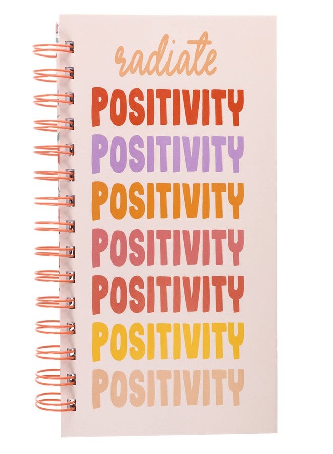Graphique Spiral Hard Cover Journal - Positivity - 6.25" x 8.25", 160 Lined Pages, Glossy Cover - Perfect for Taking Notes, Writing Lists and More - Image 1