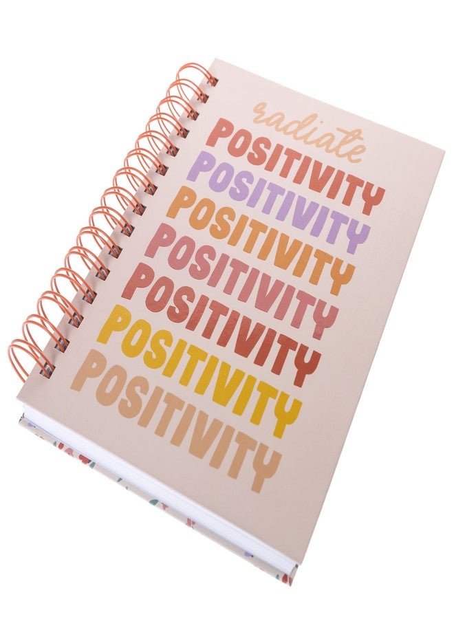 Graphique Spiral Hard Cover Journal - Positivity - 6.25" x 8.25", 160 Lined Pages, Glossy Cover - Perfect for Taking Notes, Writing Lists and More - Image 3