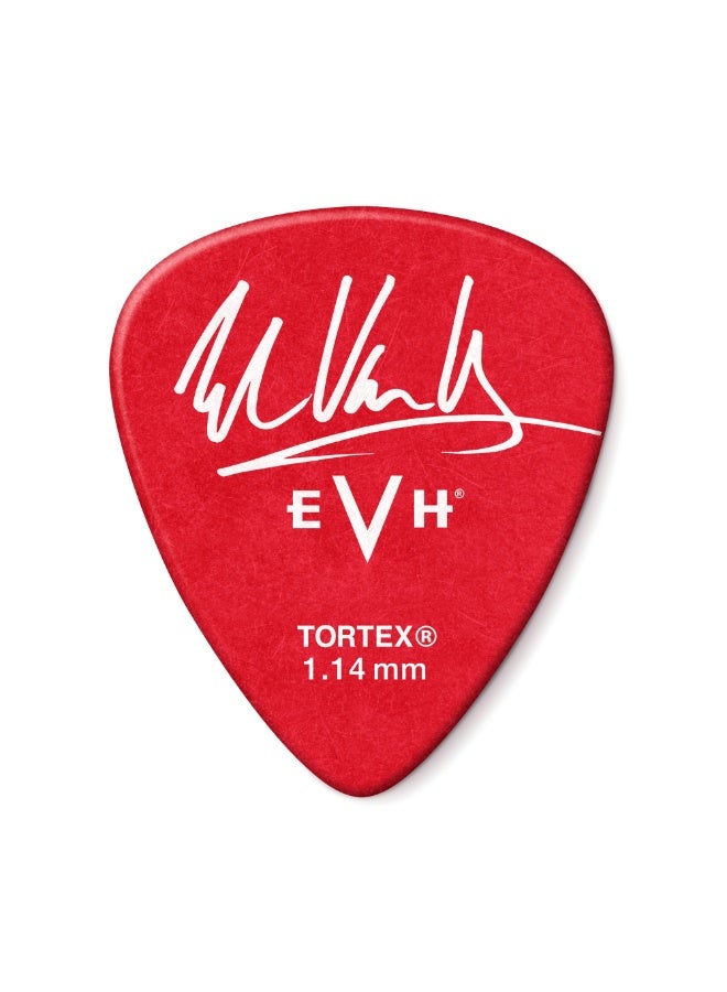 DUNLOP EVH Tortex picks, EVH102P114, Frankenstein picks, 1.14mm picks, Eddie Van Halen picks, guitar picks UAE, EVH picks Dubai, Tortex Frankenstein, signature picks, plectrum 6 pack, durable guitar picks, guitar picks UAE - Image 1
