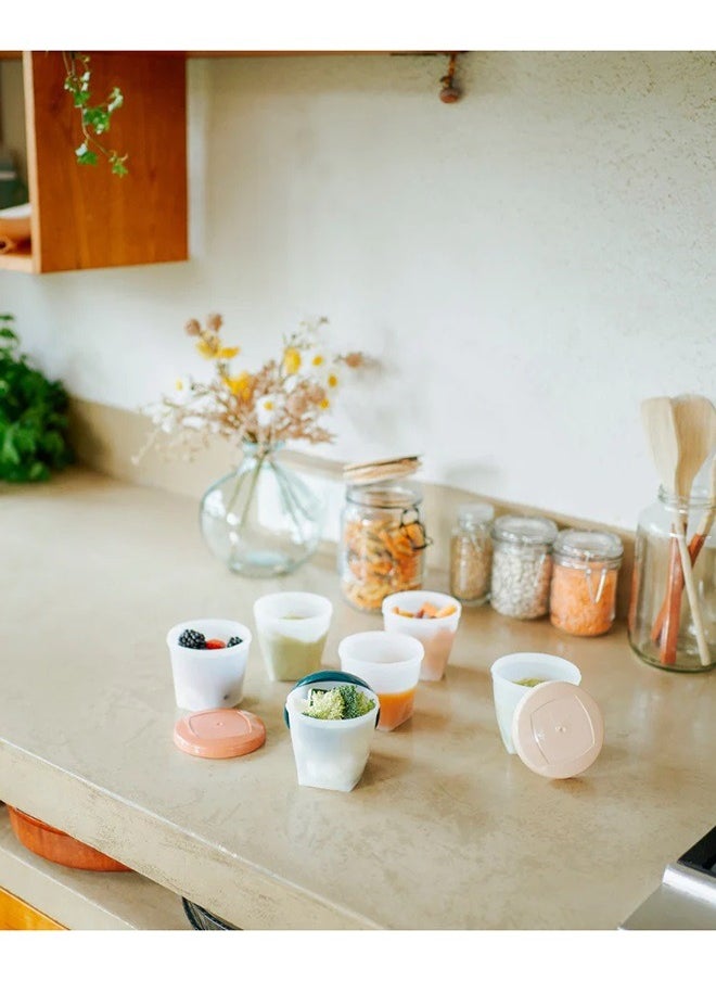 babymoov - Biosourced Babybols Eco 6 X 180, Biosourced Materials, Each Bowl Has A Capacity Of 180 Ml, Microwave And Freezer Safe, Dishwasher Safe And Stackable Design - Image 1