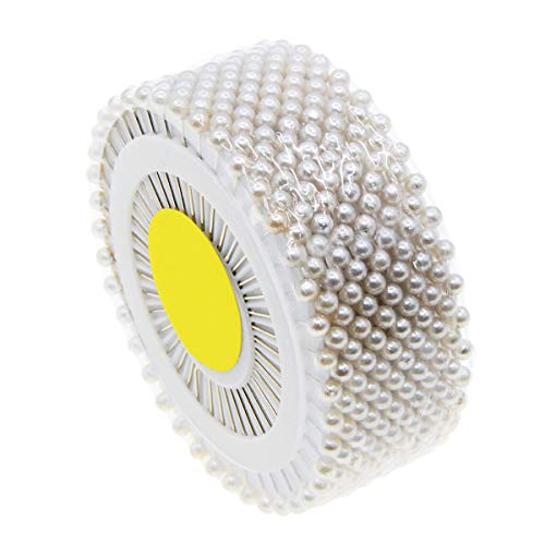 DIY Crafts Design No # 6, Pack of 960 Pcs, Decorative Round Faux Pearl Head Corsage Sewing Pins Straight Dressmaking Pins (White) Sewing Pins Straight(Design No # 6, Pack of 960 Pcs) - Image 5