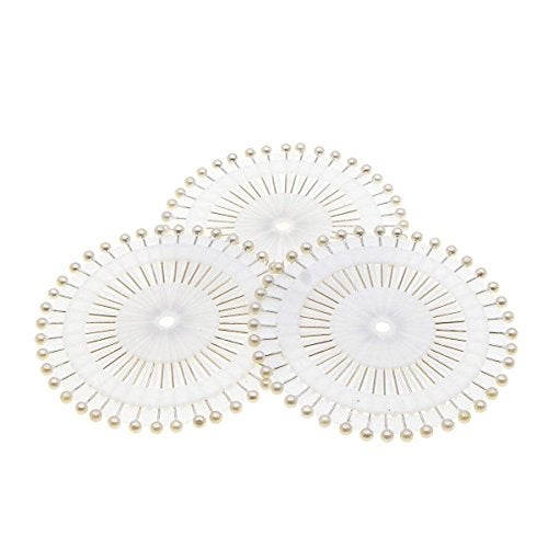 DIY Crafts Design No # 6, Pack of 960 Pcs, Decorative Round Faux Pearl Head Corsage Sewing Pins Straight Dressmaking Pins (White) Sewing Pins Straight(Design No # 6, Pack of 960 Pcs) - Image 4