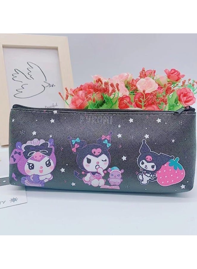 Generic 3 PCS Pencil Case for Girls, Cute Pencil Pouch Stationery School Supplies, Zip Pencil Case Accessories Cosmetic Multipurpose Case Bag Waterproof Pencil Bag  - Image 2