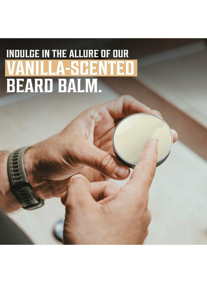 Viking Revolution - Spiced Vanilla Beard Balm For Men Beard Butter For Men With Argan Oil And Jojoba Oil Beard Softener And Beard Moisturizer For Men Beard Styling Balm (1 Pack 2Oz) - Image 1