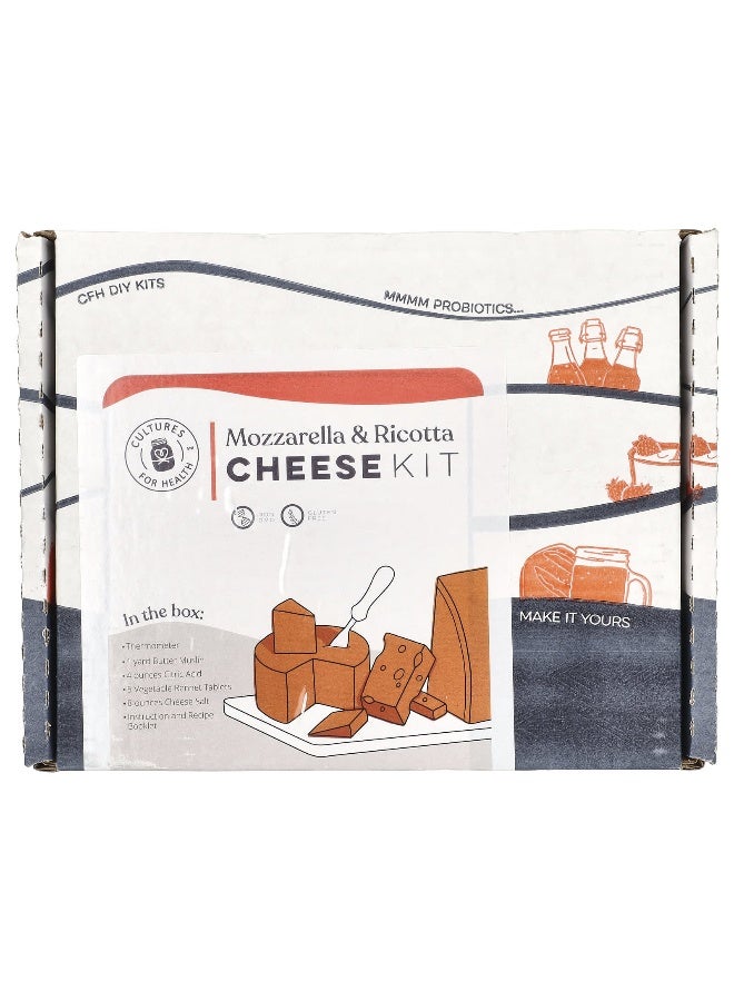 Cultures for Health, Cheese Kit, Mozzarella & Ricotta, 1 Kit - Image 1