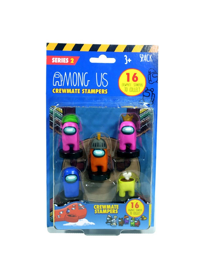 Among Us Pack Of 5 Blister Series 2- Crewmate Stampers Assortment- 16 Styles To Collect - Image 4