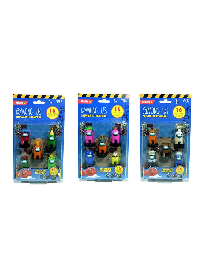 Among Us Pack Of 5 Blister Series 2- Crewmate Stampers Assortment- 16 Styles To Collect - Image 2
