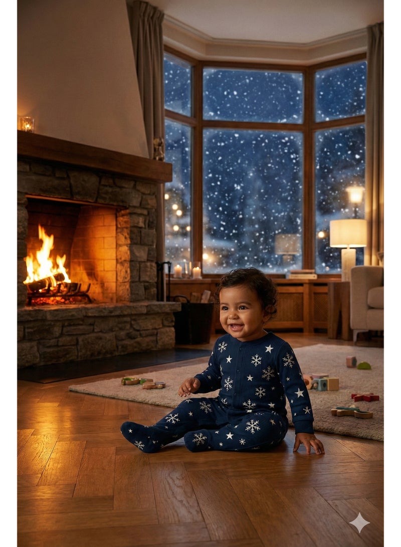 Oceakids Ribbed Bamboo Sleepsuit - Image 2