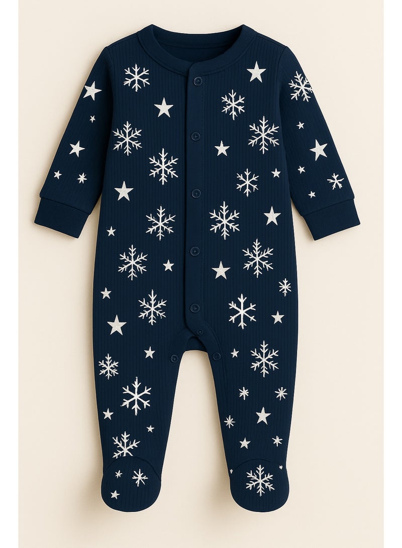 Oceakids Ribbed Bamboo Sleepsuit - Image 1