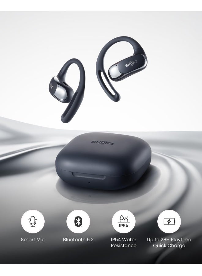 شوكز OpenFit Air - سماعات أذن مفتوحة، سماعات أذن لاسلكية حقيقية، مقاومة للماء، خطافات أذن آمنة للاستخدام اليومي - Image 3
