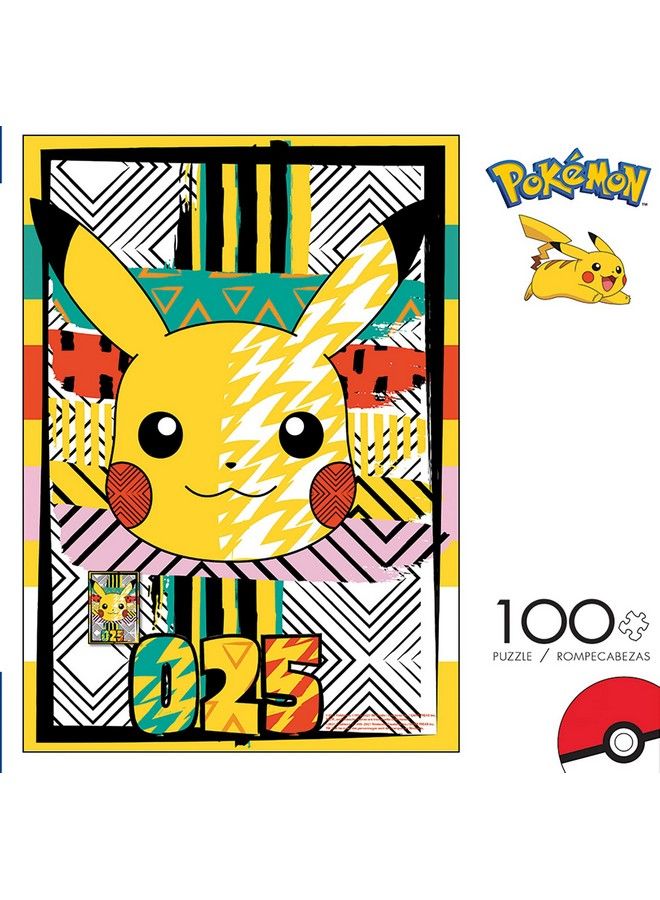 Buffalo Games Pokemon 025 Summer Pattern 100 Piece Jigsaw Puzzle - Image 3