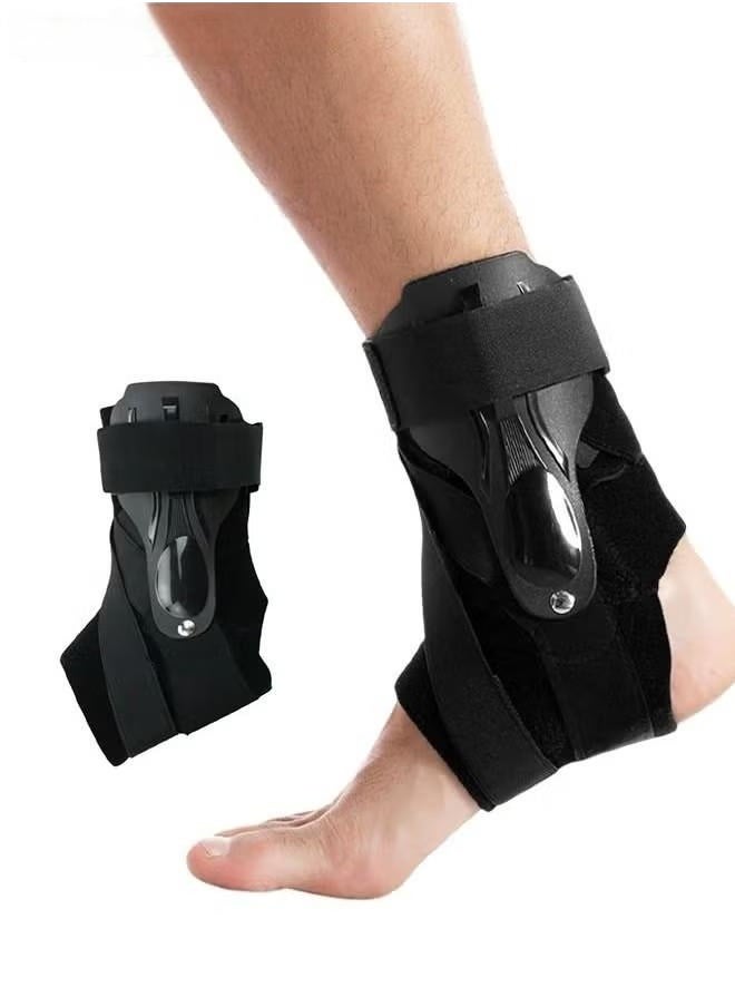 Generic Ankle Brace, Ankle Stabilization Support, Ankle Sprain Prevention Ankle Protector, Ankle Injury Recovery Wrap, Lace Up Ankle Support for Running, Basketball, Volleyball (L)  - Image 1