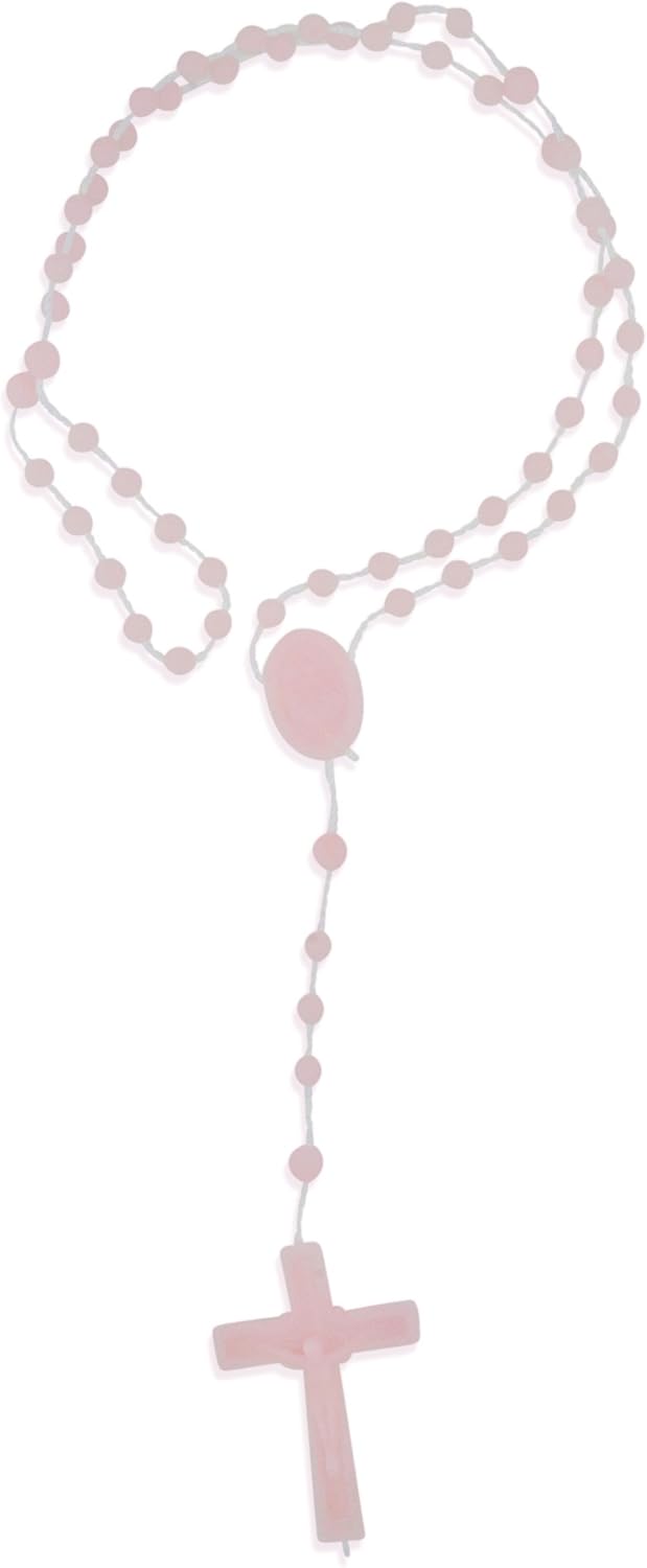 VENERARE Vatican Imports Plastic Economy Rosary  10 Bright Colors  Perfect for Camps Groups and Retreats  Made in Italy  Christian Prayer Accessories