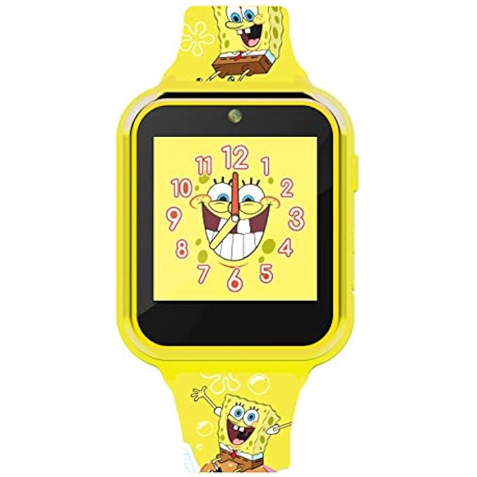 rayihni Spongebob Squarepants Kids Smart Watch Touchscreen With Camera Games Stopwatch Alarm Fitness Tracker Photo Video Recorder – Fits Wrist Sizes 5.5" To 8" - Image 5