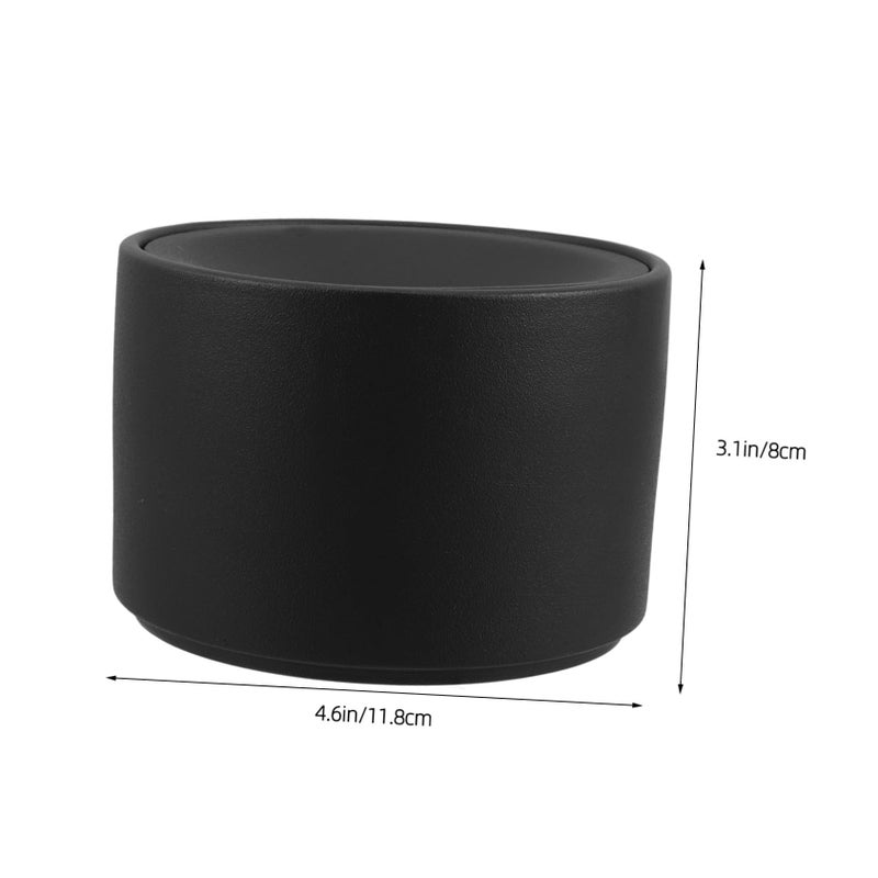 Large Capacity Ceramic Ashtray With Lid For Home Office Patio Indoor Outdoor Smoking Accessory - Image 3