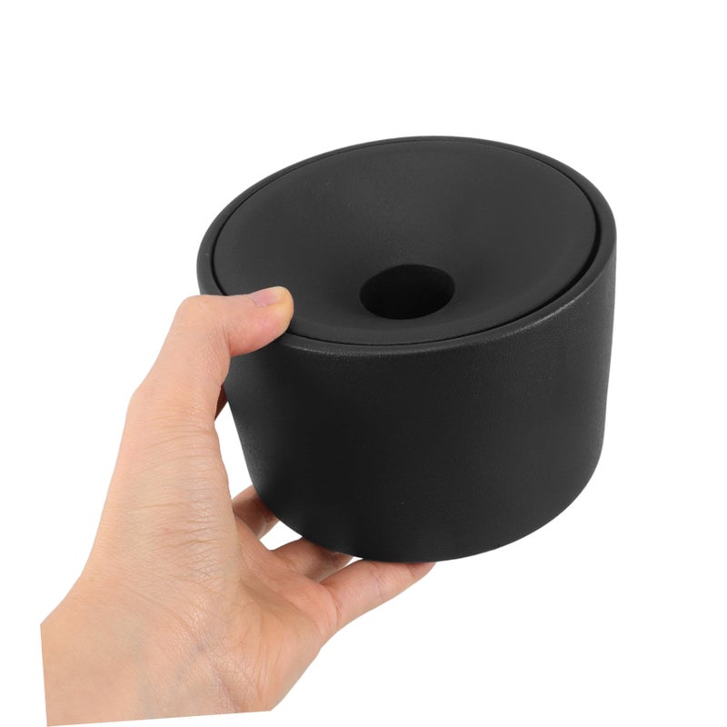 Large Capacity Ceramic Ashtray With Lid For Home Office Patio Indoor Outdoor Smoking Accessory - Image 4