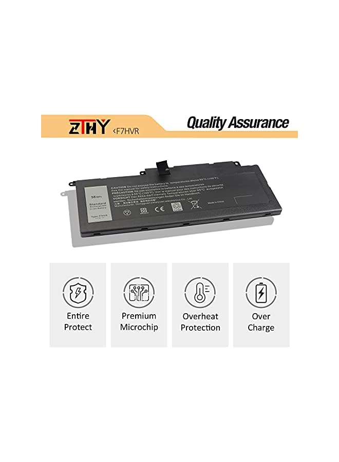 ZTHY 14.8V 58Wh F7Hvr Laptop Battery Replacement For Dell Inspiron 15 7537 17 7000 7737 7746 Series F7Hvr 062Vnh G4Yjm T2T3J - Image 4