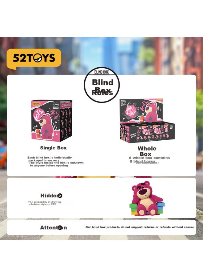52toys Toy Story Strawberry Bear Enchanting Big Boss Blind Box Trendy Play Handicraft Single Price Same As 618 - Image 5