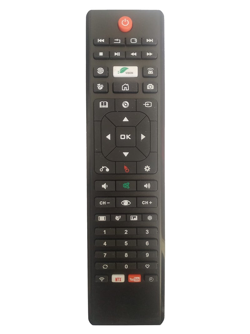 LipiWorld® LED LCD Smart TV Remote Control Compatible for Kevin Tv Remote - Image 1