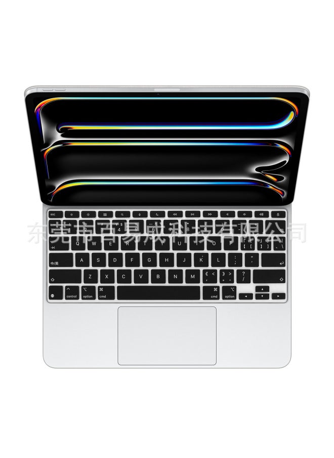 For Apple Wireless Bluetooth Wonderful Control Bluetooth Keyboard 2020ipad Pro 11 12.9 Tpu Protective Cover-Color:cream Color-Dimensions:10 Inch Bluetooth Keyboard Membrane