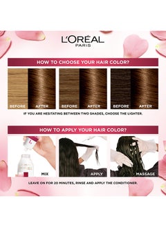L'OREAL PARIS Excellence Crème Permanent Hair Color 5.3, Light Golden Brown  - Image 4