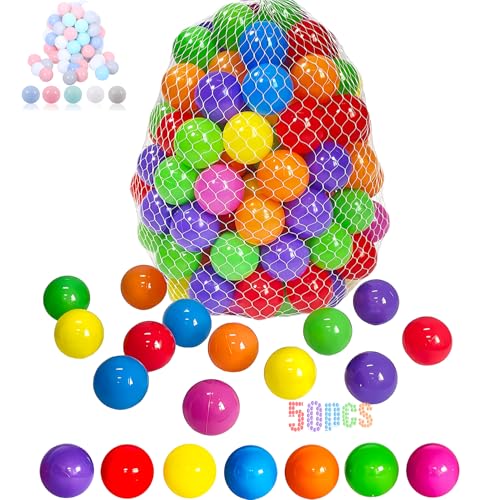 LANGXUN 50 100 200 Balls Soft Plastic Ball Pit Balls for Kids Gift for Baby Toddler Birthday Christmas Ball Pit Play Tent Baby Kiddie Pool Water Toys Party Decoration - Image 1