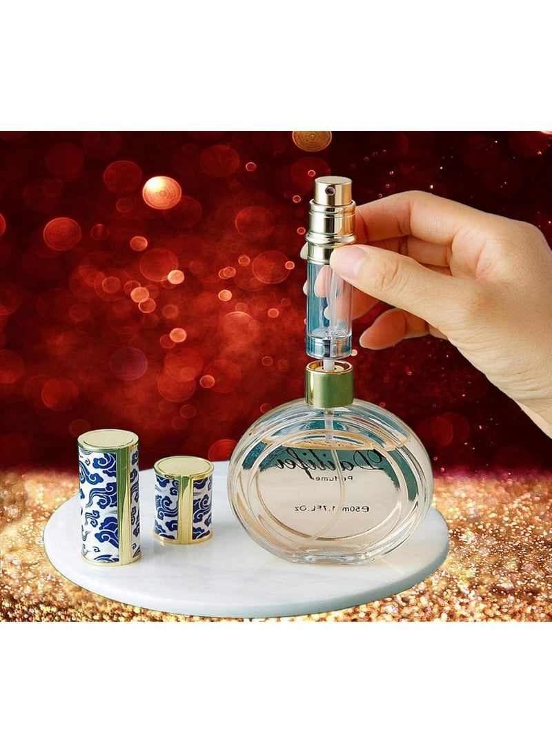 ONECIRCLE Perfume Atomizer,6ML Refillable Perfume Bottle For Men and Women|Portable bottle for Perfume when Travelling|Pocket Size Mini Spray Atomizer for Purse and vanity organizer.(porcerlain) - Image 4