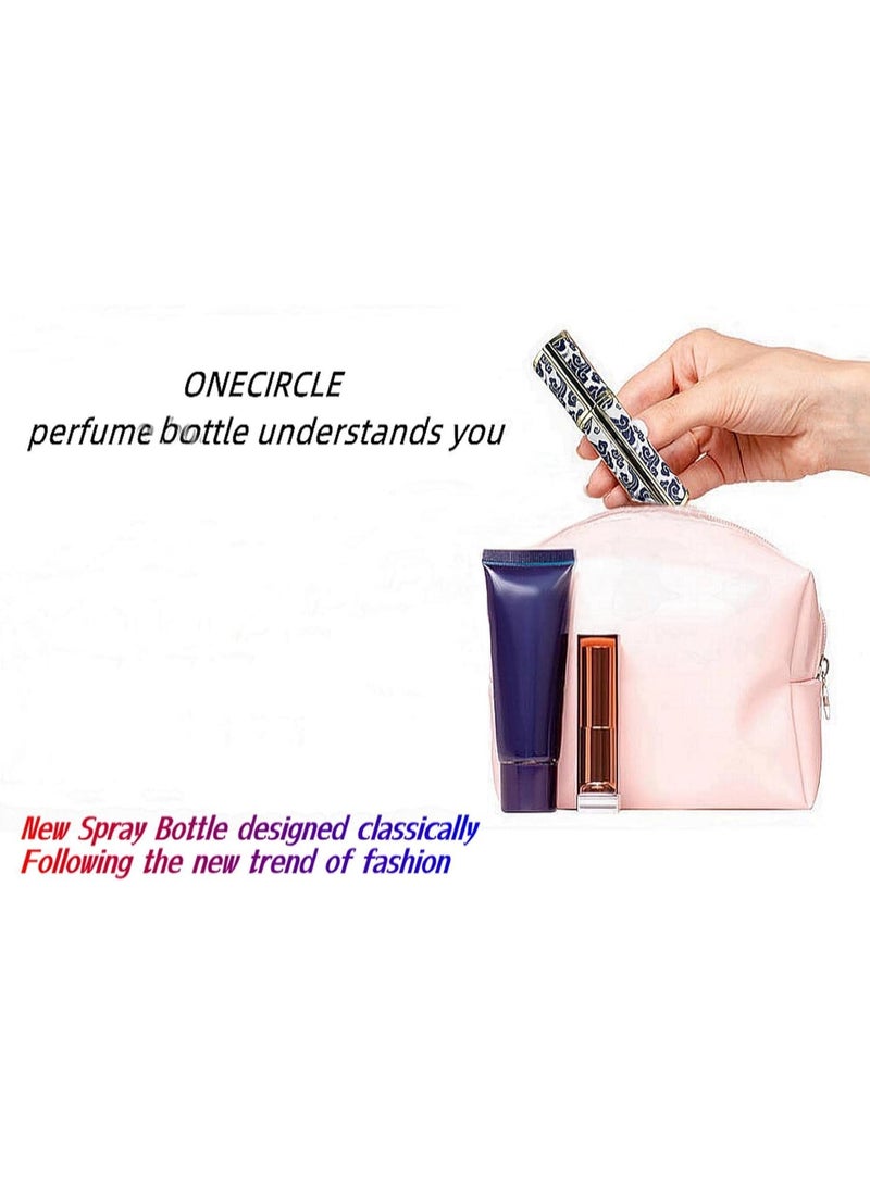 ONECIRCLE Perfume Atomizer,6ML Refillable Perfume Bottle For Men and Women|Portable bottle for Perfume when Travelling|Pocket Size Mini Spray Atomizer for Purse and vanity organizer.(porcerlain) - Image 3