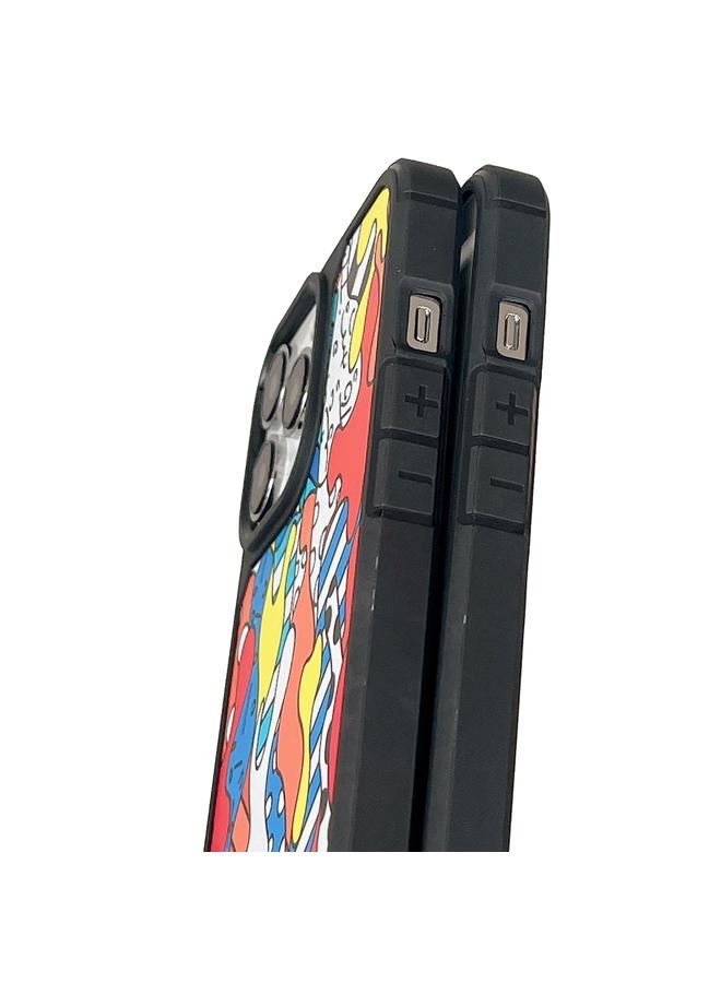 S-TOP Case For iPhone 15 Exclusive Design Style PC Full Coverage Pattern Phone Case - Image 4