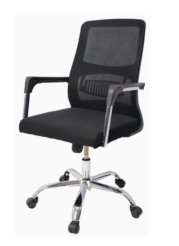 KARNAK Karnak Executive Mesh Chair, Ergonomic Height Adjustable Swivel Desk Chair With Lumbar Support Breathable Backrest For Computer Workstation Home Office  - Image 1