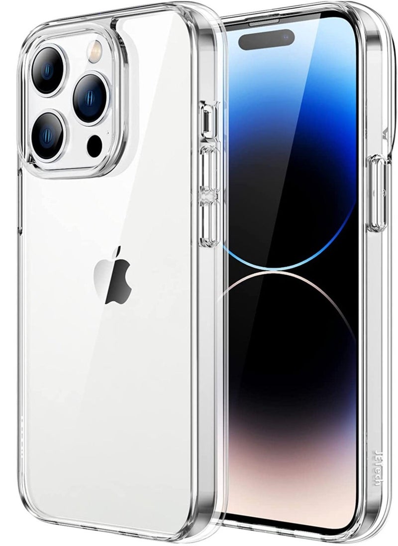 Raxoom Case for iPhone 14 Pro Max 6.7-inch, Shockproof Phone Bumper Cover, Anti-Scratch Clear Back (Clear) - Image 1