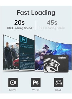KingSpec P3 Solid State Drive 2.5" SATA ||| 512 GB SSD for Desktop, Laptop Computers And PS5 Xbox Shock-Resistant, Vibration-Resistant 3D NAND  - Image 5