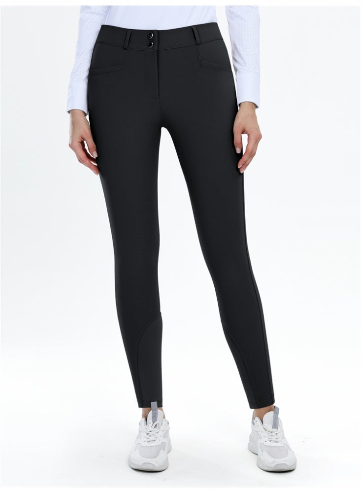 عام المرأة ركوب السراويل الركبة سيليكون المؤخرات الفروسية ركوب الخيل الجوارب مع جيب - Image 3