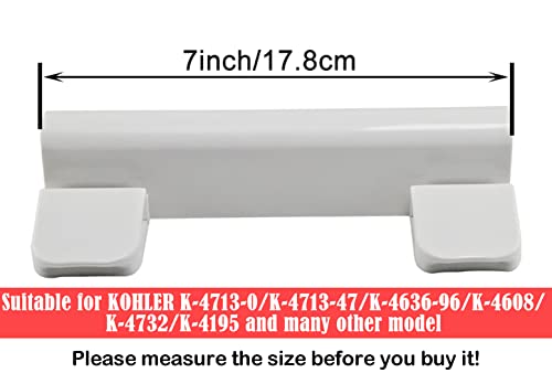 VALLVATER Toilet Seat Hinge Kit for Elongated Toilet Seat Compatible with Kohler 1150464-0, Slow and Quiet Close Design, White - Image 3