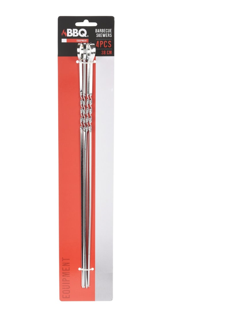 Koopman Bbq Skewer Set Of 4Pcs 38Cm - Image 1